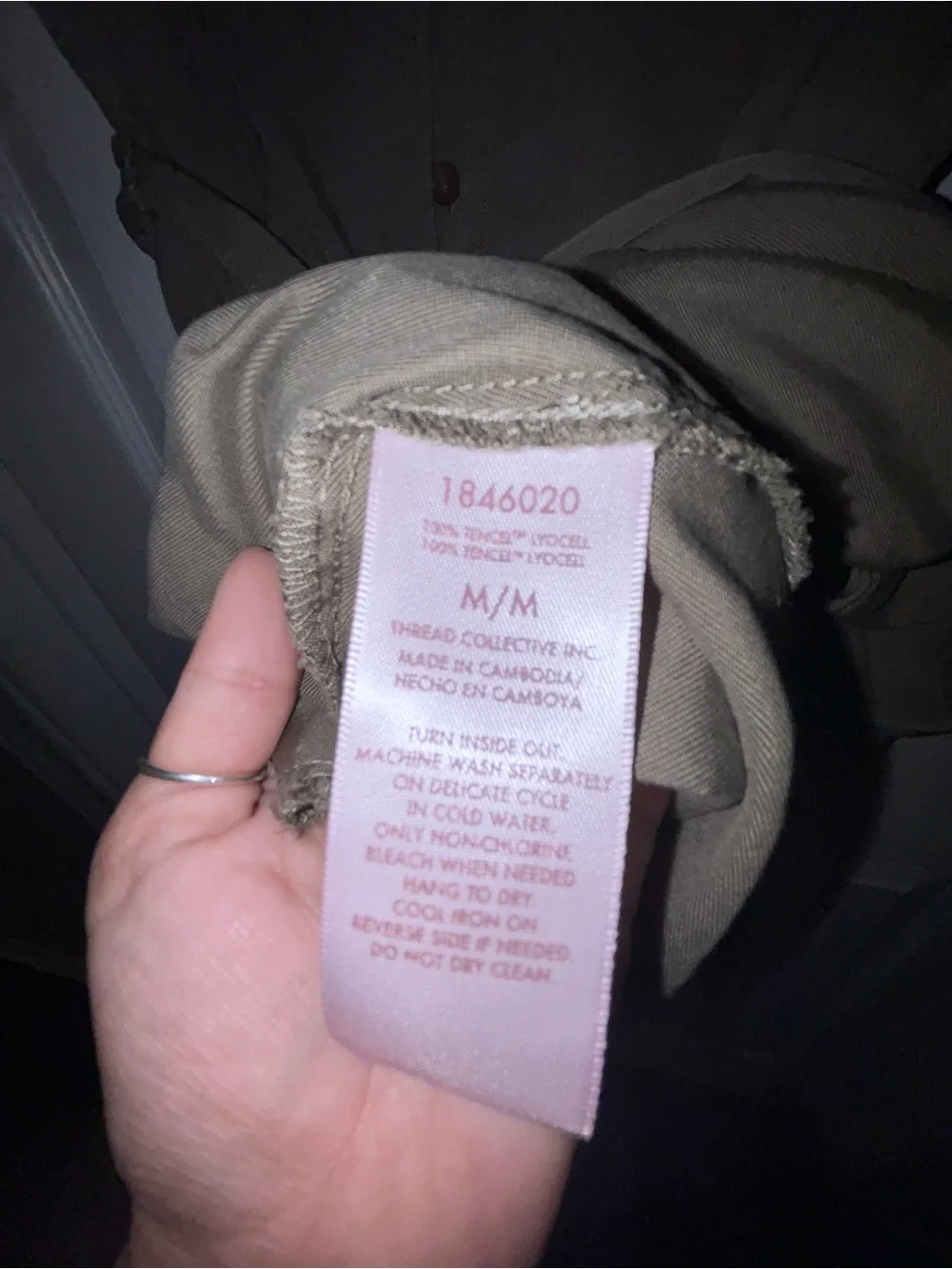 Teddi Rose light olive